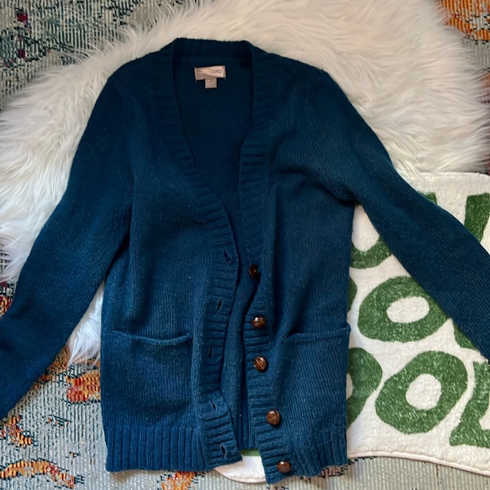 Forever 21 Blue Cardigan